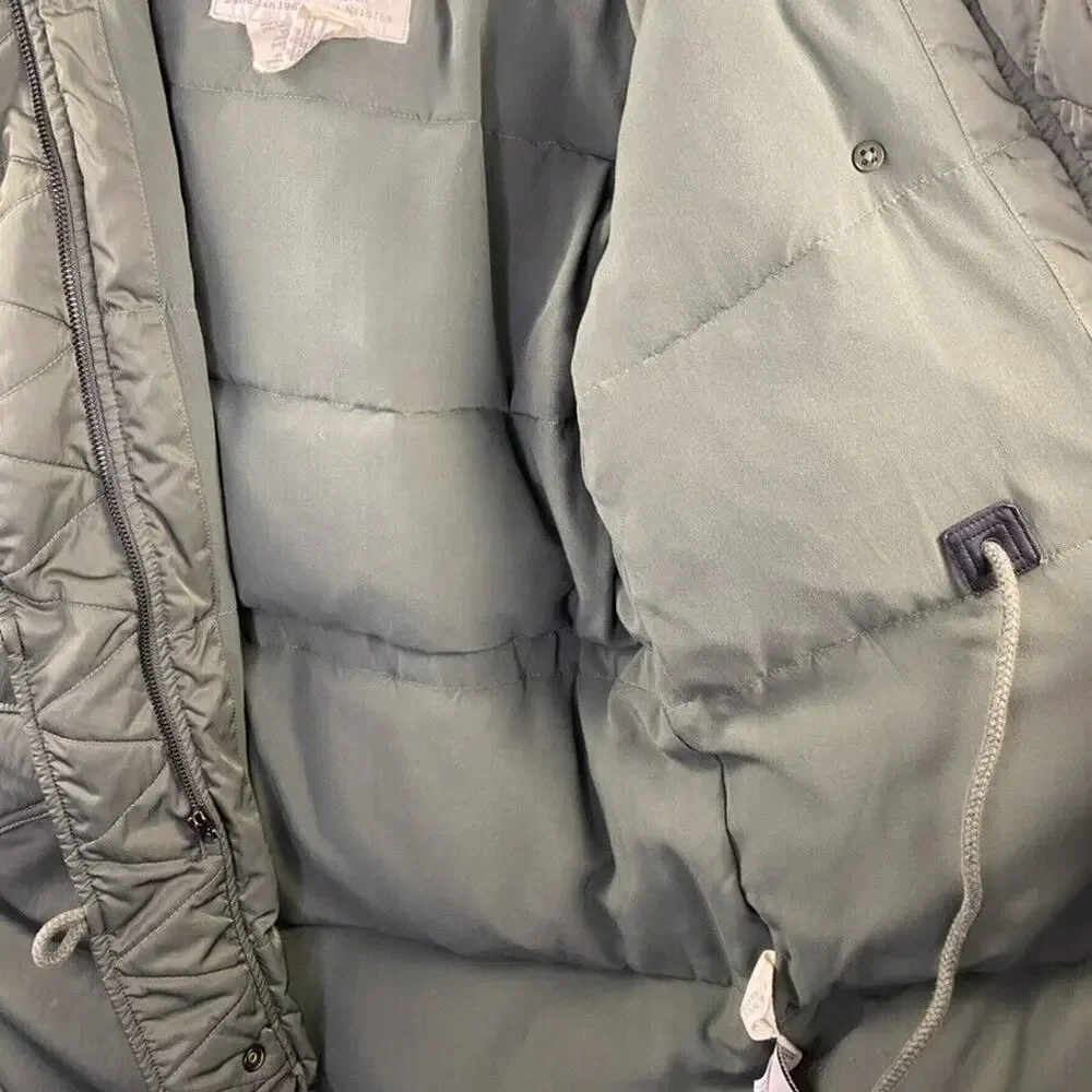 Ralph Lauren Denim & Supply Jacket Medium Green Military Down Sherpa Lined Hood - Picture 9 of 16